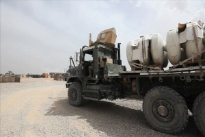 B-Roll of New York Resident Pfc. Norberto Ariza, a Motor Transport Operator Currently Deployed to Afghanistan - Part 2