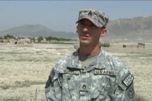 Staff Sgt. Jaric Kuhn, Recipient of the Army Commendation Medal with Valor