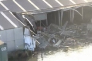 Susaki Wing Crashes into Pier in Clatskanie, Ore.