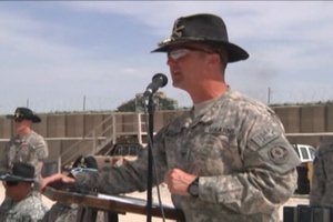 2SCR Commander Speaks to his Troops