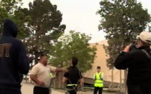 Boston Marathon Comes to Bagram Airfield Afghanistan - Package, Long