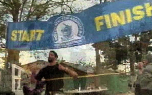 Boston Marathon Comes to Bagram Airfield Afghanistan - Package, Short