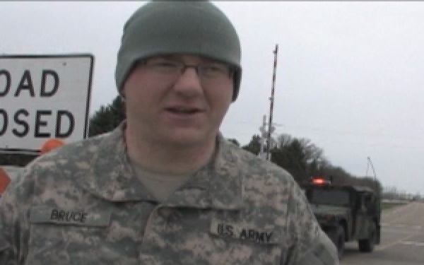 NDNG Flood 2011 Kindred, N.D., Traffic Control Points