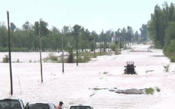 Missouri National Guard Flood Response - B-Roll, Short