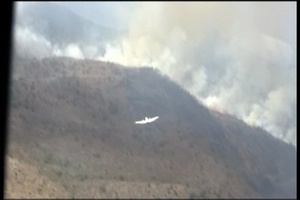 Texas Wildfires - Rock House Fire