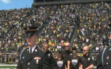 University of Oregon Spring Game Military Appreciation Day