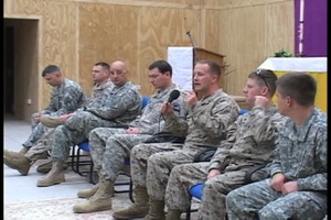 Wounded Troopers Return To Iraq