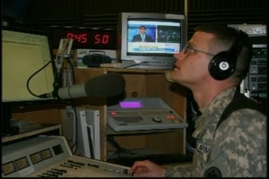 Freedom Radio AFN Iraq Announces the Death of Osama Bin Laden, Live.