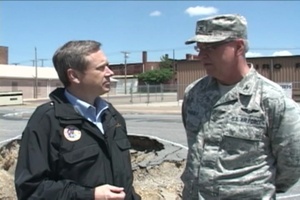 Sen. Mark Kirk Interviews Col. Stephen Baggerly, ILNG