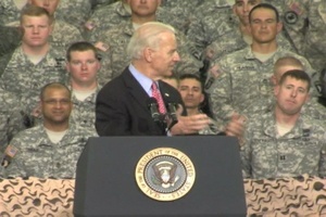President Obama and Vice President Biden at Fort Campbell, Part 1