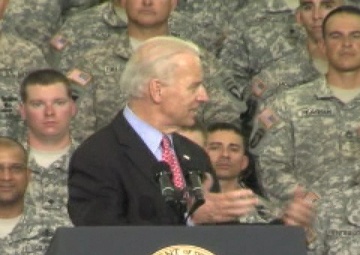 President Obama and Vice President Biden at Fort Campbell, Part 1