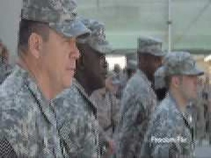 Freedom File; Reenlistment and Patch Ceremony with GEN Petraeus
