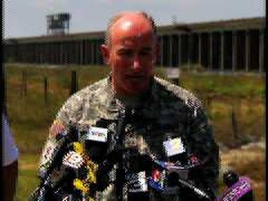 Col. Ed Fleming Press Conference on  the Media on Morganza Floodway