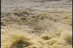 Morganza Floodway Opens - View from the bridge