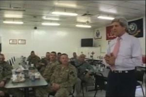 Sen. John Kerry Visits Camp Phoenix