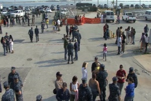 USS Gettysburg Departs