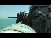 Army Vessel Five Forks conducts water range