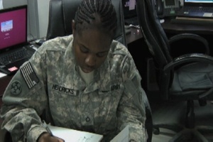 Pfc. Mariah Hendricks - Broll
