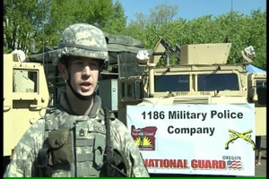 Oregon Military Police Soldier reflects on Armed Forces Day Event