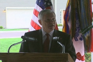 SecDef Gates School Groundbreaking