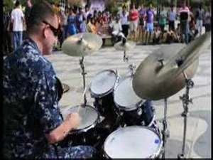 USFF Band Performs at Sullana, Peru Town Square