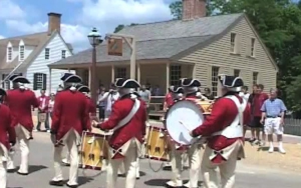 Old Guard Fife and Drum Corps on parade