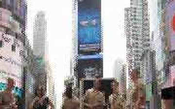 Marine Band Sings Beautiful Girl During Fleet Week New York 2011