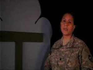 Lt. Col. Alba Villanueva, in Spanish