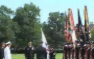 3d Inf. Reg. &quot;The Old Guard&quot; Broll of MDW Change of Command, Part 1
