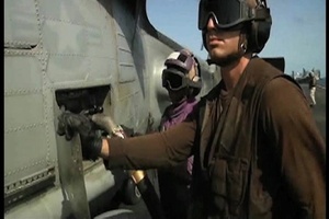 Dragonslayers of Helicopter Anti-Submarine Squadron 11 Conducts a Crew Turnover