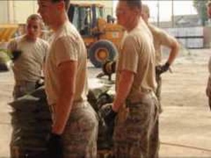 139th Airlift Wing Airmen Filling Sandbags