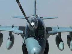 U.S. Navy EA-6B Prowler Aerial Refueling from KC-10