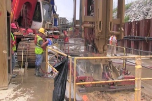 Wolf Creek Dam Noisy Work Quietly Moves Forward