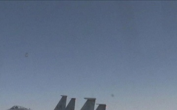 F-15s in Flight, Connecting with KC-10