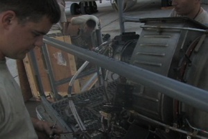 E-3 APU Getting Worked On
