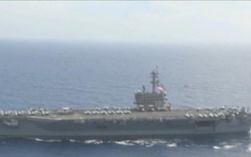 USS George H.W. Bush at Sea