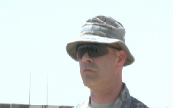 Aerostat launch at Joint Base Balad
