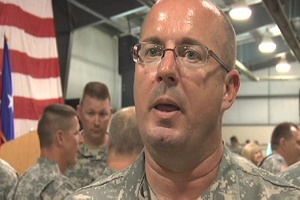 COL Shane Halbrook 4-19th Agribusiness Development Team Departure Ceremony Interview