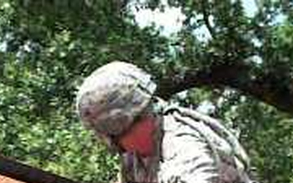 990th Engineers Conduct Roof Repair During Combat Support Training Exercise