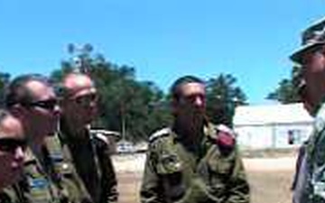 Officers from the Israeli Defense Force Visit Ft. Hunter Liggett, Calif.