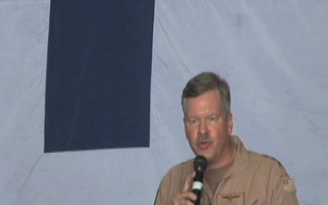 Vice Adm. Mark Fox Holds an All Hands Call