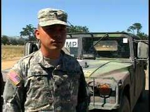 368th Military Police Track Speeding on Ft. Hunter Liggett, CA