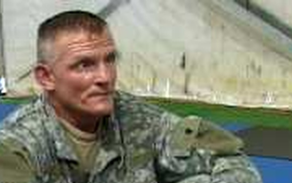 Soldiers at Fort Hunter Liggett Practice Combative Training