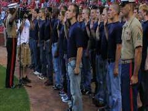 Oath of Enlistment B-Roll