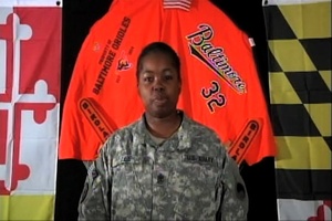 1st Sgt. Carmen Lee Baltimore Orioles Shout Out
