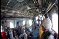 Marine Week St. Louis: Fast-roping Marines with Helmet Cam
