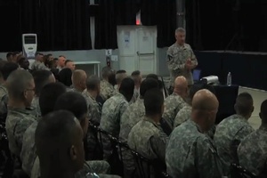 Sgt. Major of the Army Visits Troops in Iraq
