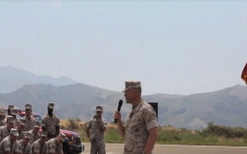 Lt. Col. Christeon C. Griffin's Speech During the 3rd Battalion, 5th Marine Regiment Change of Command Ceremony