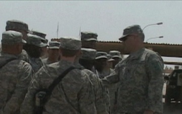SMA Raymond F. Chandler III Visits GREYWOLF Soldiers in Iraq