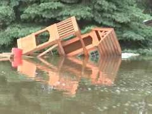 Minot Flood Boat Ride B-Roll
